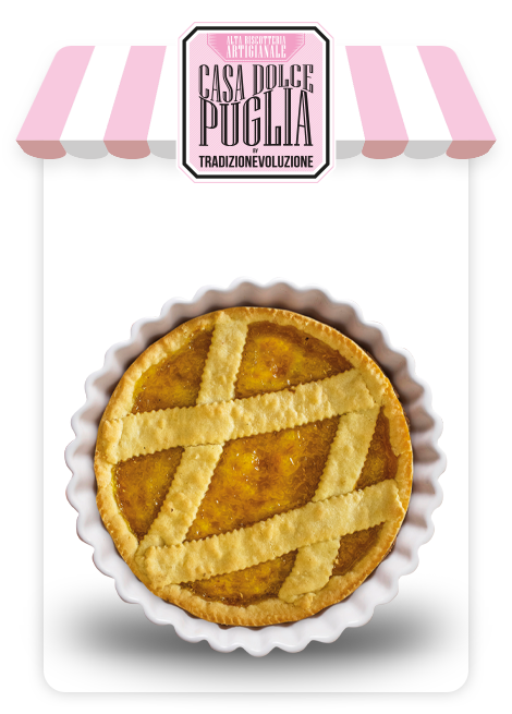 Crostata artigianale della Nonna alla Mela - 500 g