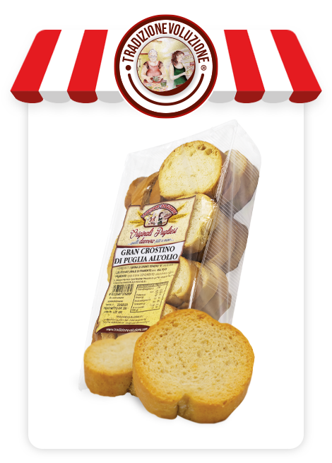 Gran Crostino pugliese all'olio - 200 g