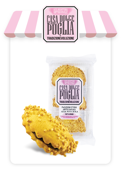 Panzerottini artigianali alla nocciola - 200 g