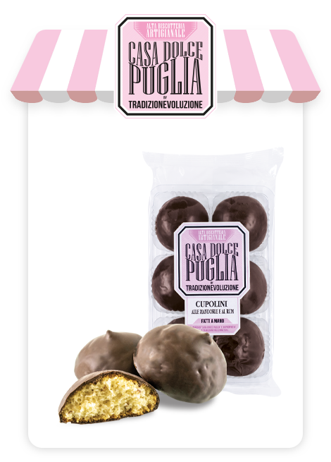Cupolini alle mandorle e rum - 200 g
