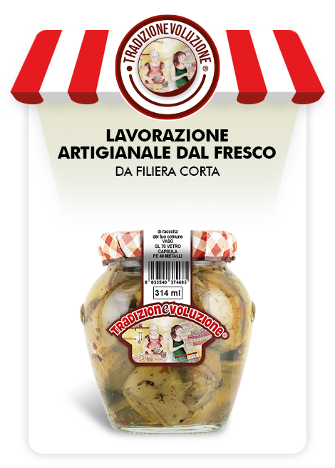 Carciofi della nonna grigliati - Formato 314 mL