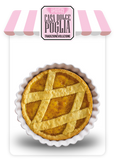 Crostata artigianale della Nonna alla Mela - 500 g